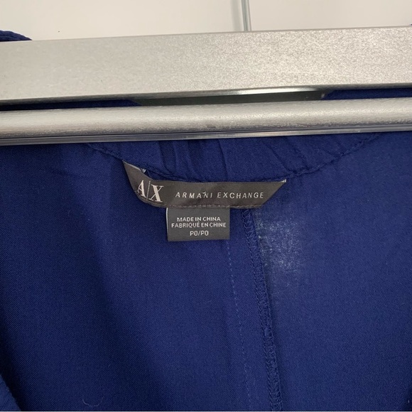 AX Armani Exchange Zip Front Adjustable Jumpsuit Size 0P - Picture 13 of 16